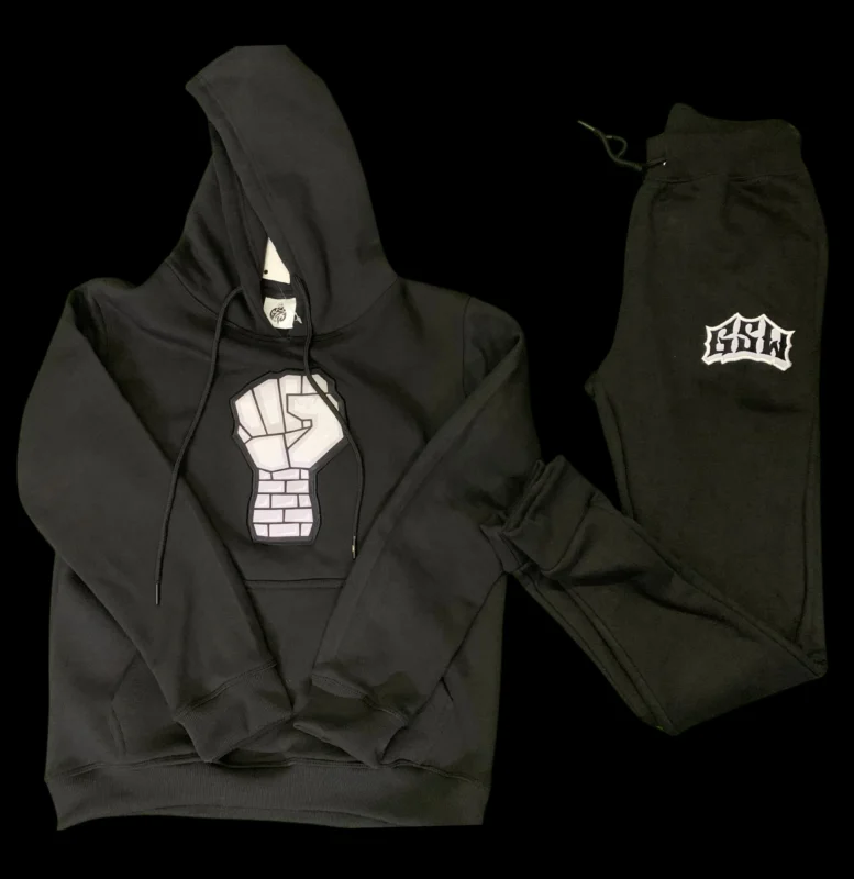 Black Body Strength Series GSW Cotton Tracksuit (F)